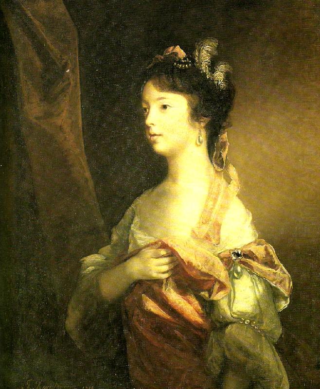 Sir Joshua Reynolds lady charlotte fitzwilliam china oil painting image